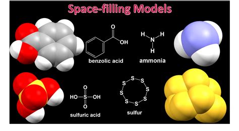 Molecular Models — Ball-and-Stick Model & Space-Filling Model - Expii