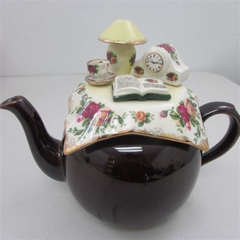 RP: Paul Cardew Brown Betty "Summer Picnic" Collectible Teapot | eBay ...