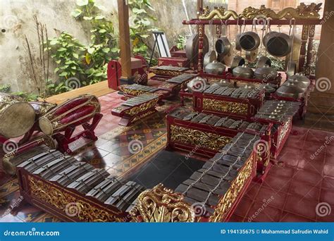 Gamelan music instuments stock image. Image of asian - 194135675