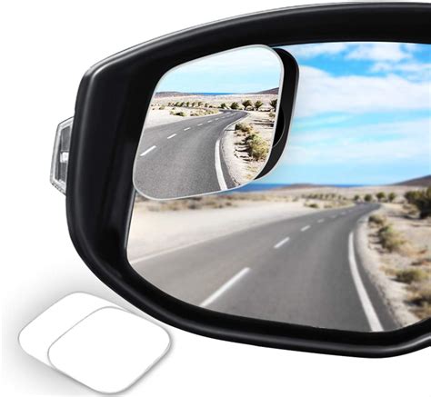 WildAuto Blind Spot Mirror for Trucks, HD Glass Frameless Convex Rear ...