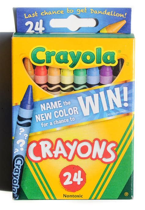 Crayola Name the New Color-Dandelion Retirement Boxes: What's Inside ...