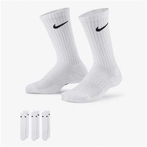 3 Pair Nike Performance Cushioned Crew Kids Training Socks Exercise ...