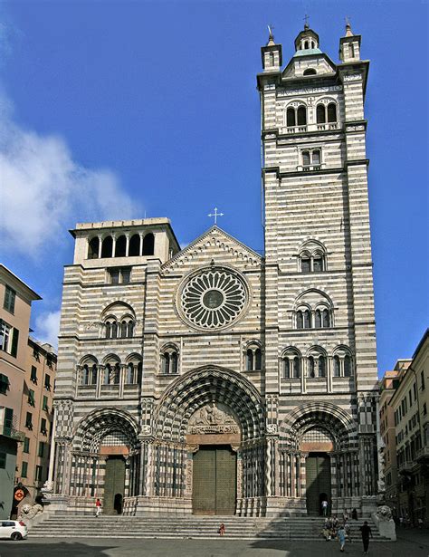 San Lorenzo Cathedral Genoa, with remains of John the Baptist.