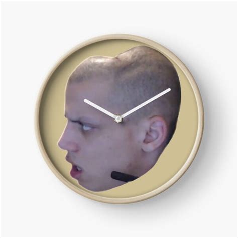 "Tyler1 Headphone Dent" Clock for Sale by russiandoge | Redbubble