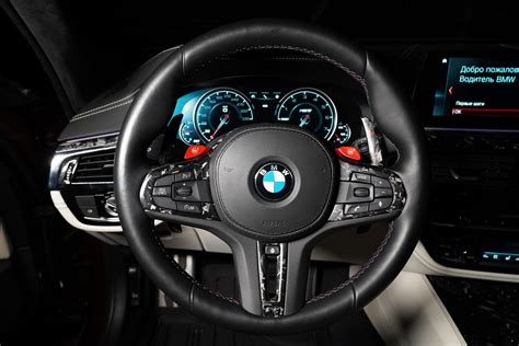 Sports steering wheel petals Forged Carbon for BMW X5 G05 Buy with ...