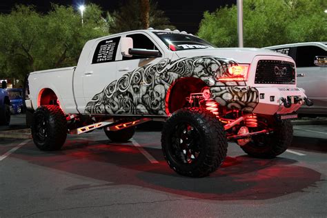 Lifted Dodge Ram Truck Sema - Off Road Wheels