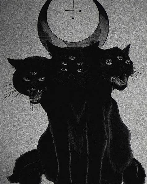 ᅠ ᅠᅠ on Twitter | Evil cat, Creepy cat, Cat dark