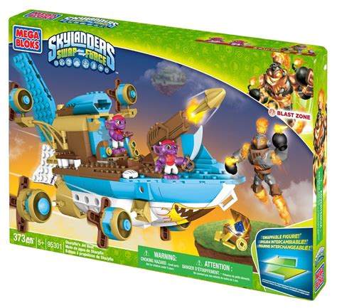 Skylanders Swap Force Sharpfin's Jet Boat Mega Bloks Set | Skylanders ...