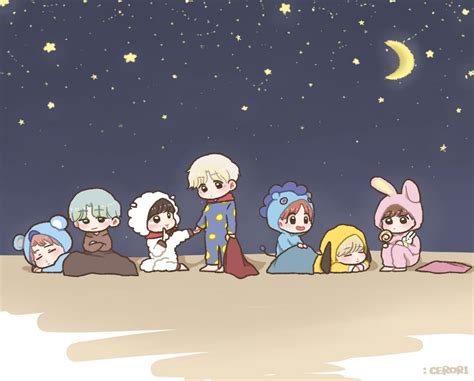 Bts fanart BT21 Bts Wallpaper Desktop, Laptop Wallpaper, Cute ...