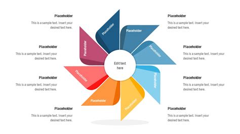 8 Item Flywheel PowerPoint Concept - SlideModel