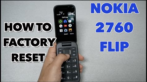 Nokia 2760 Flip How to factory reset - YouTube