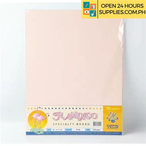 Specialty Paper (Elit) Flamingo Specialty Board - Long 220gsm 10s Pink ...