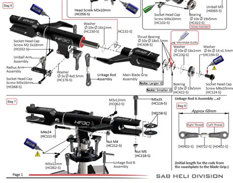 HF3C Rotor head | Goblin Helicopters