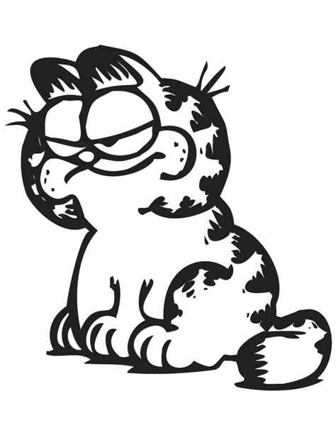 garfield clipart black and white 10 free Cliparts | Download images on ...