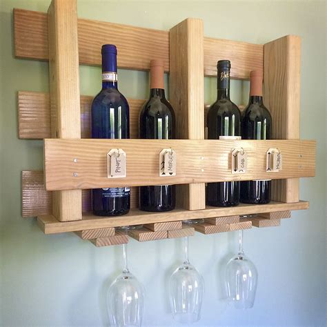 DIY Wine Glass Rack and Wine Bottle Holder | Fiskars | Diy wine glass ...