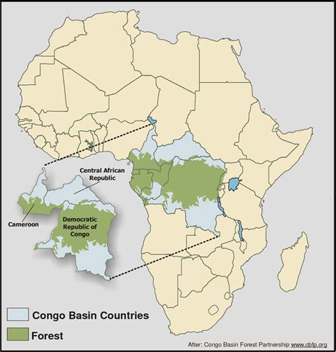 Africa Map Congo Basin