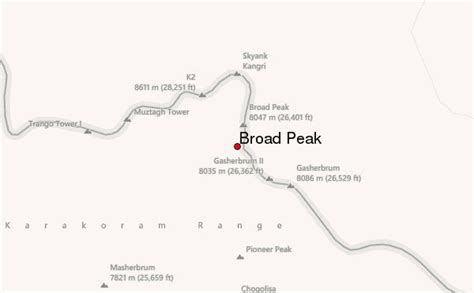 Broad Peak Mountain Information