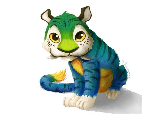 Croods: Chunky the Tiger by tamaraR on DeviantArt