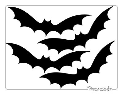 Free Printable Bat Templates for Halloween Crafts