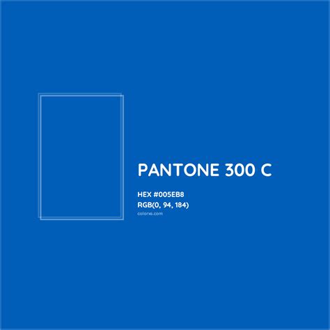 About PANTONE 300 C Color - Color codes, similar colors and paints ...