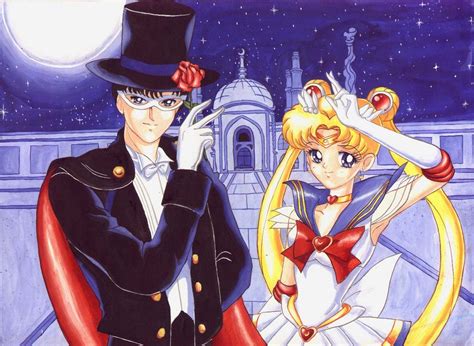 Sailor Moon and Tuxedo Mask | OLD SCHOOL | Pinterest | Tuxedo mask ...