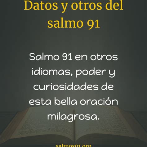 Salmo 90 y 91 de la Biblia Católica: Encuéntralos aquí