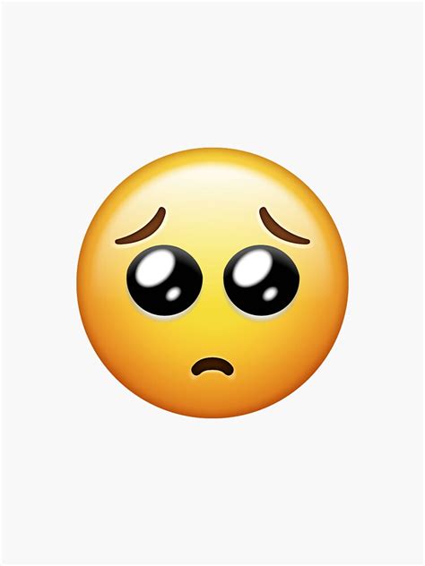 "sad emoji" Sticker by alexa1125 | Redbubble