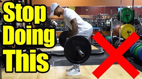 How To Properly Barbell Row | Common Barbell Row Mistakes - YouTube