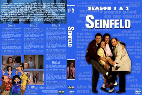 Seinfeld - Season 1 and 2 - TV DVD Custom Covers - 475Seinfeld - Season ...