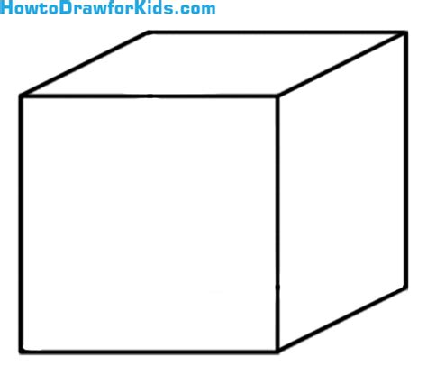 How to Draw a Cube for Kids | How to Draw for Kids