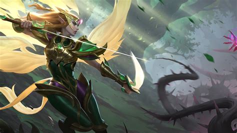 Viridian Kayle, Splash Art, New Update, LoL, 8K, #46 Wallpaper PC Desktop