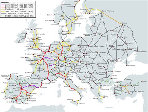 High speed lines in Europe image - Trains & Railway fans - Mod DB