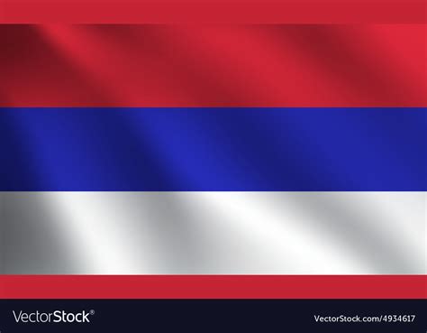 Republika srpska flag Royalty Free Vector Image