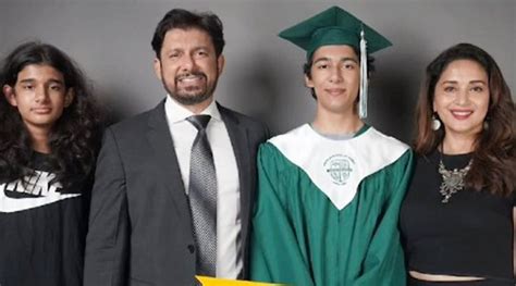 Madhuri Dixit posts family pic as son Arin graduates from high school ...