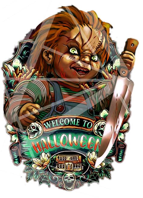 Child's Play Chucky Welcome to Halloween Instant | Etsy