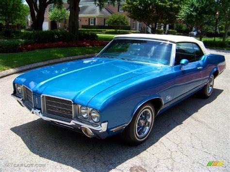 cutlass supreme | 1971 Medium Blue Oldsmobile Cutlass Supreme SX ...