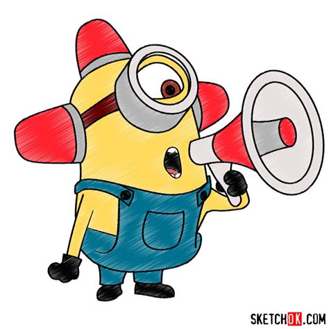 Minion Drawing Step By Step | Free download on ClipArtMag