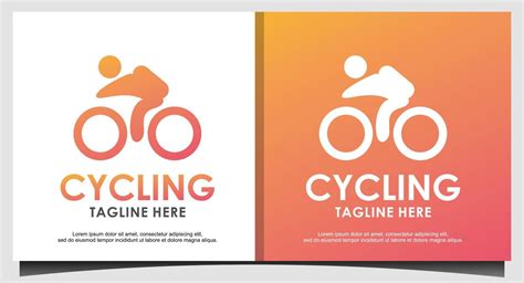 Cycling logo design template 5099986 Vector Art at Vecteezy