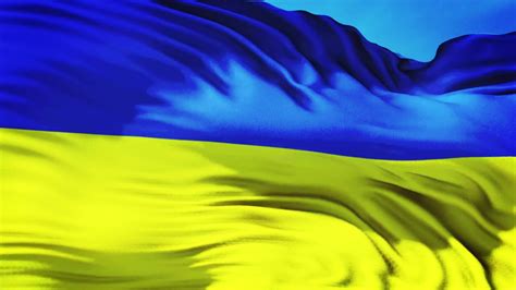 Ukraine Flag waving 24849699 Stock Video at Vecteezy