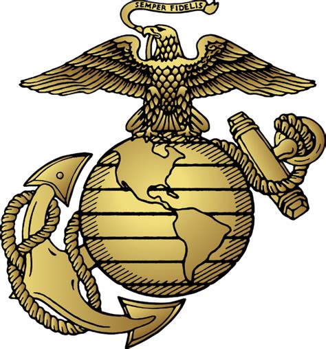 Download Transparent Ega Vector Line - Us Marines Corps Logo - PNGkit