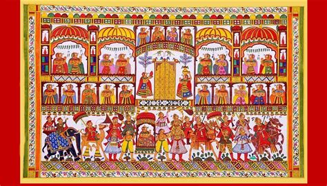 Indian Art and Craft - Phad Painting - Atyutka Art and Craft