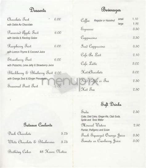 Menu of Petrossian Boutique & Cafe in New York, NY 10019