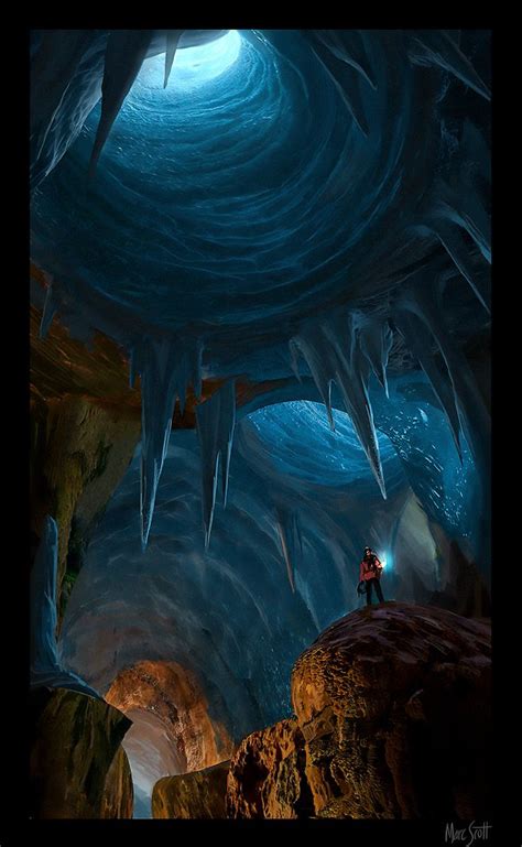 ArtStation - Cave Explorer, Marc Scott | Fantasy landscape, Environment ...