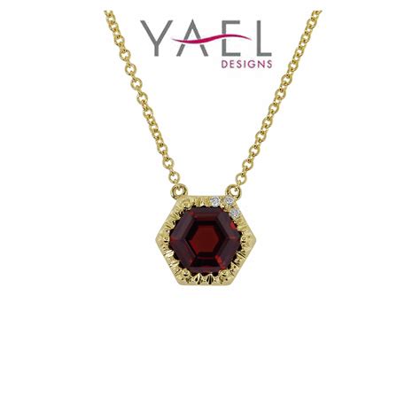 Garnet Necklace - GoldInArt.com