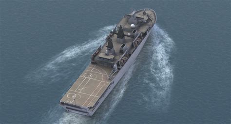 HMS Albion 3D Model $199 - .3ds .cob .dwg .fbx .flt .obj .wrl .unknown ...