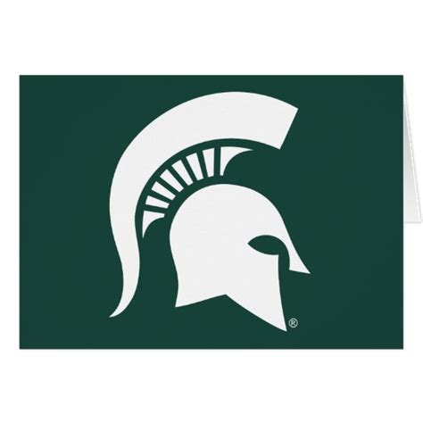 Michigan State University Spartan Helmet Logo | Zazzle.co.uk