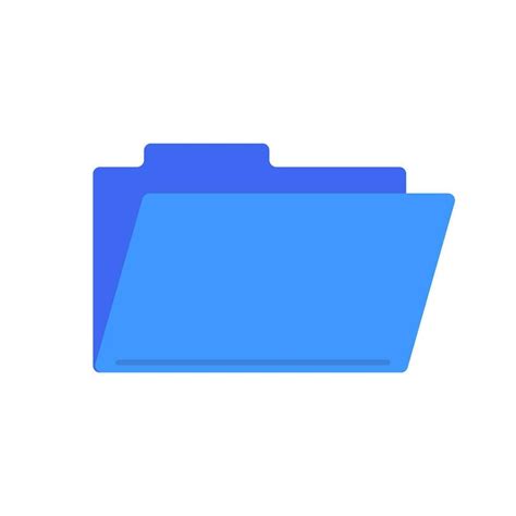 Open blue folder icon. Vector. 26530183 Vector Art at Vecteezy