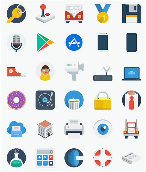 Flat ui icons - jnrfirst