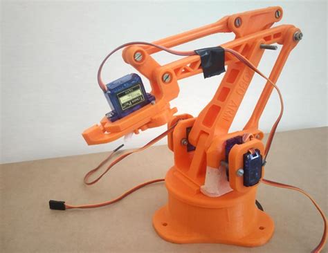 Hand Gesture Controlled Robotic Arm using Arduino Nano