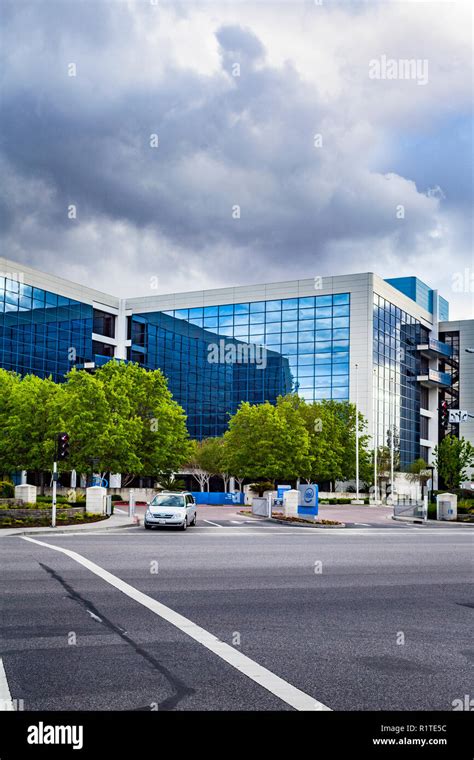 Intel Corporation Headquarters in Santa Clara California Stock Photo ...